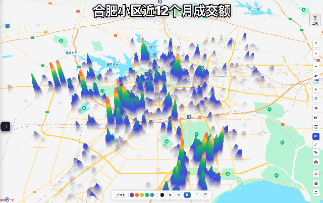 小区成交额3D